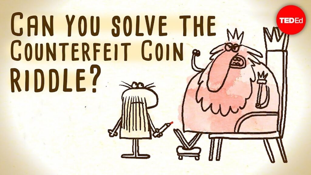 偽造コイン問題：3回の計量で偽造コインを特定する方法