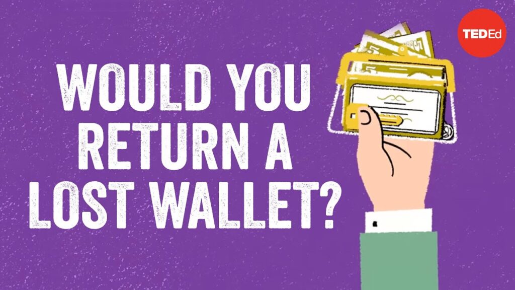 失われた財布テスト：あなたはお金を返しますか？