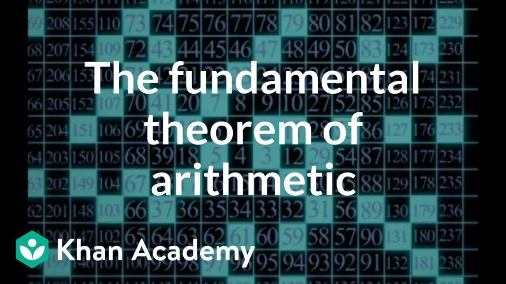 素数と算術の基本定理の理解